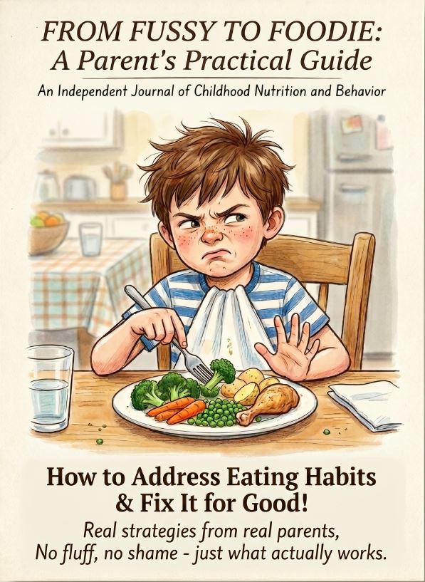 FROM FUSSY TO FOODIE: A Parent's Practical Guide How to Address Eating Habits & Fix It for Good!